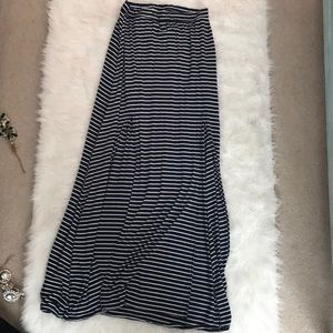 Abercrombie and Fitch striped maxi skirt